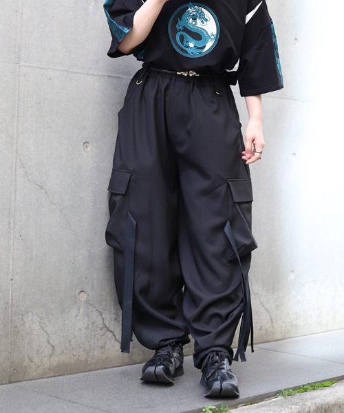 REZEN カーゴパンツ REZEN（リゼン） パンツ カーゴボンタンバルーンパンツ メンズ