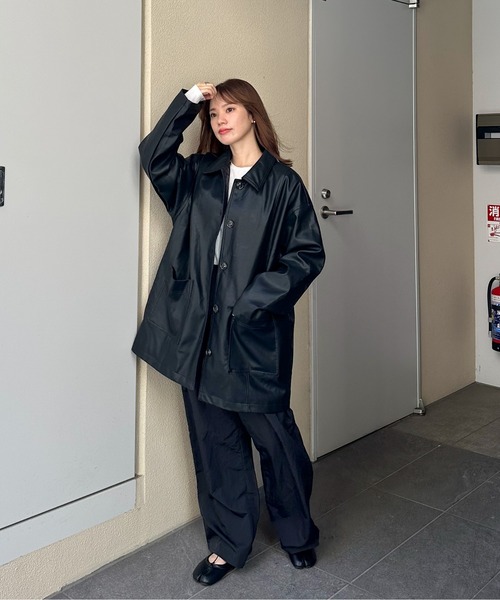 「feepur」 ジャケット MEDIUM ブラウン レディース_画像4
