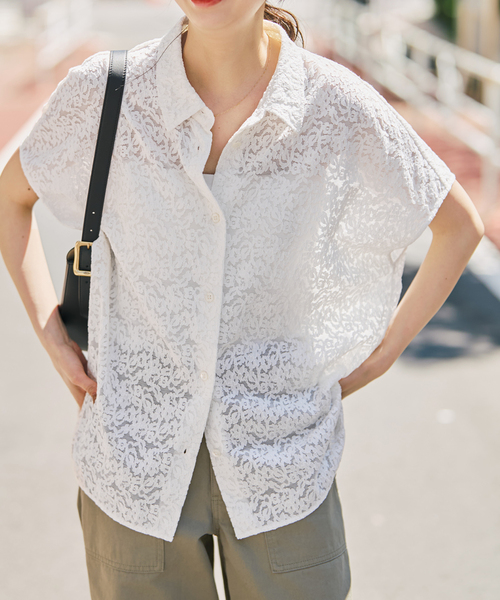 Spick＆Span（スピック アンド スパン） ブラウス シャツ レース