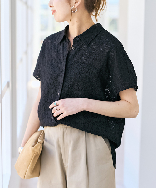 Spick＆Span（スピック アンド スパン） ブラウス シャツ レース
