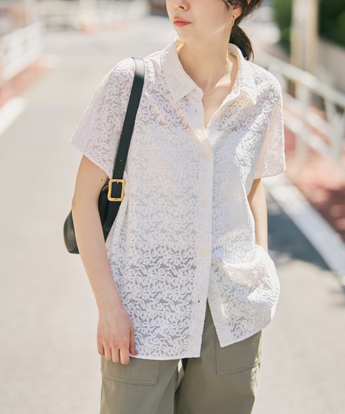 Spick＆Span（スピック アンド スパン） ブラウス シャツ レース