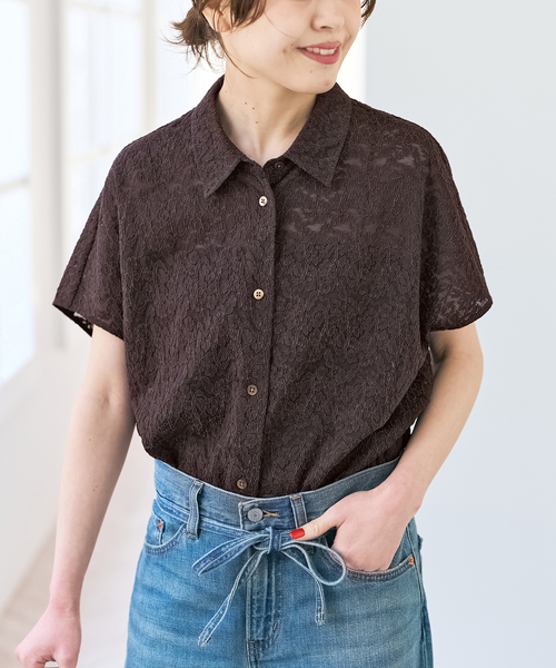 Spick＆Span（スピック アンド スパン） ブラウス シャツ レース