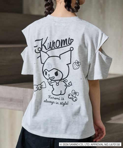 クロミ tシャツ コラボ sanrio サンリオ tシャツ クロミ KUROMI CLOVER