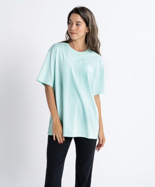 「ROXY」 半袖Tシャツ LARGE ピンク レディース_画像3