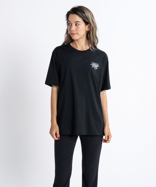 「ROXY」 半袖Tシャツ LARGE ピンク レディース_画像6