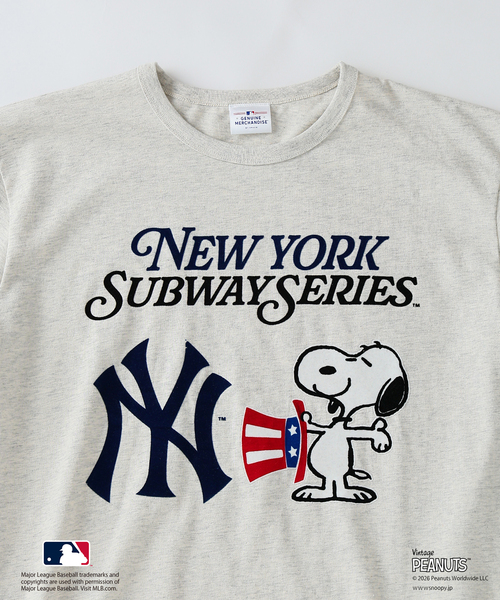 Vintage PEANUTS tシャツ PEANUTS / ピーナッツ 別注 MLB ベースボール 