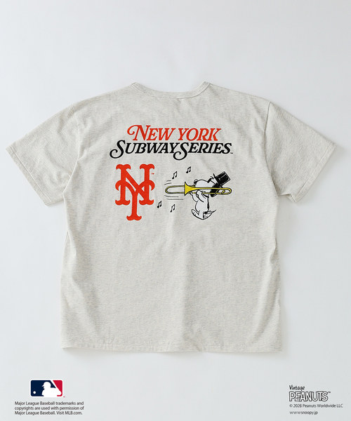 Vintage PEANUTS tシャツ PEANUTS / ピーナッツ 別注 MLB ベースボール 