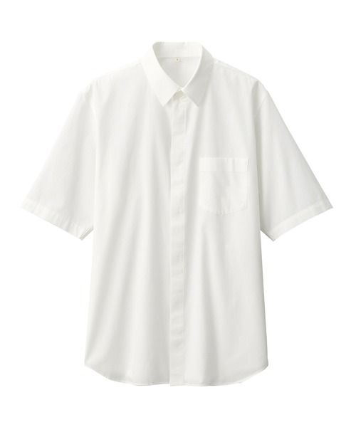 「MUJI Labo」 半袖シャツ M ブルー メンズ_画像7