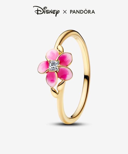 『momoria』 Flower KARNA リングハンドメイ ド指輪 PANDORA（パンドラ） 指輪 リング ディズニー モアナ フラワー リング