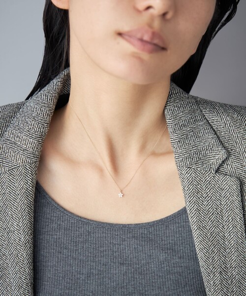 ネックレス 「レイヤー」 K10YG ネックレス ダイヤモンド レディースの画像