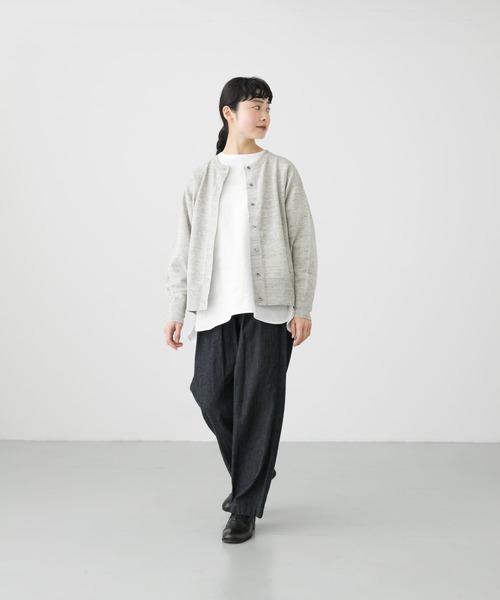 美品♡kagure コットン シンプル ニット・カーディガン 美品♡kagure コットン シンプル ニット・カーディガン かぐれ ニット