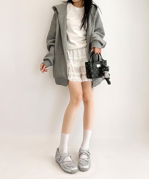 スニーカー HOOK for girls メッシュ クロスストラップ スポーツ
