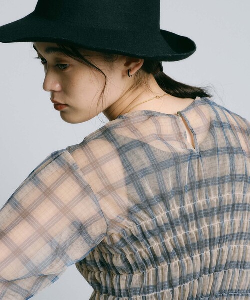 「BIANCA」 長袖ブラウス 38 ベージュ レディース_画像5