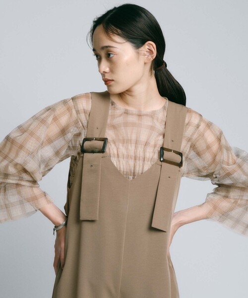「BIANCA」 長袖ブラウス 38 ベージュ レディース_画像8