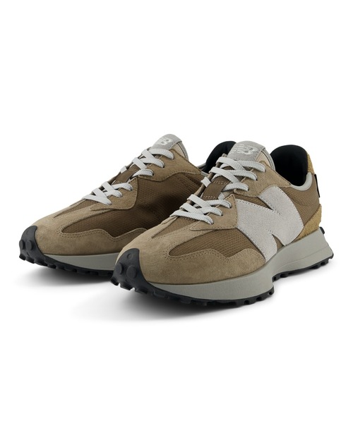 「New Balance」 ローカットスニーカー 24.0cm ブラウン メンズ_画像4