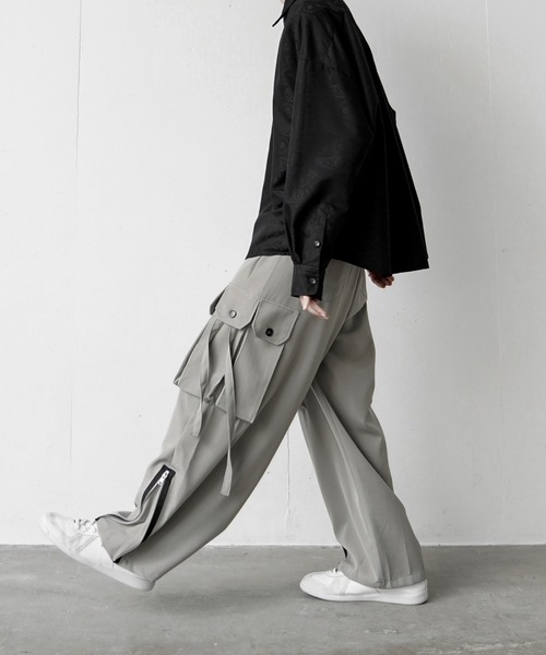 「Casper John」 カーゴパンツ SMALL ブラック メンズ_画像5