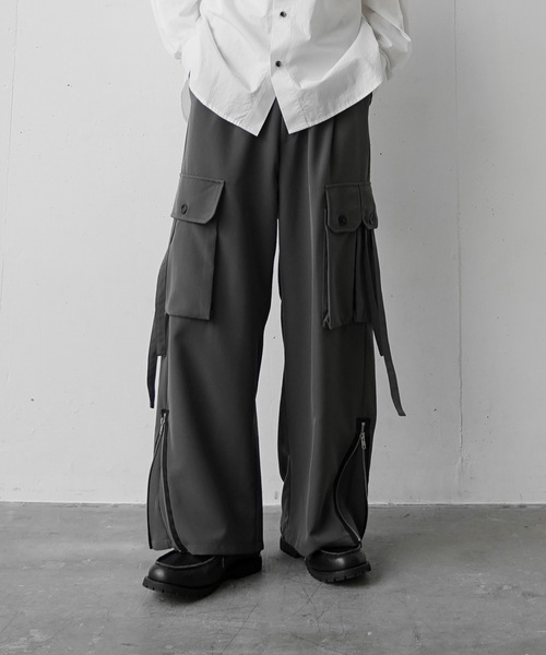 「Casper John」 カーゴパンツ SMALL ブラック メンズ_画像6