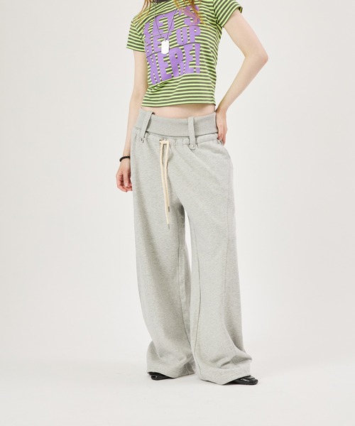 「FTW」 イージーパンツ SMALL ネイビー レディース_画像6