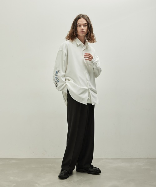 「JUNRED」 スラックス M ブルー系その他4 メンズ_画像4