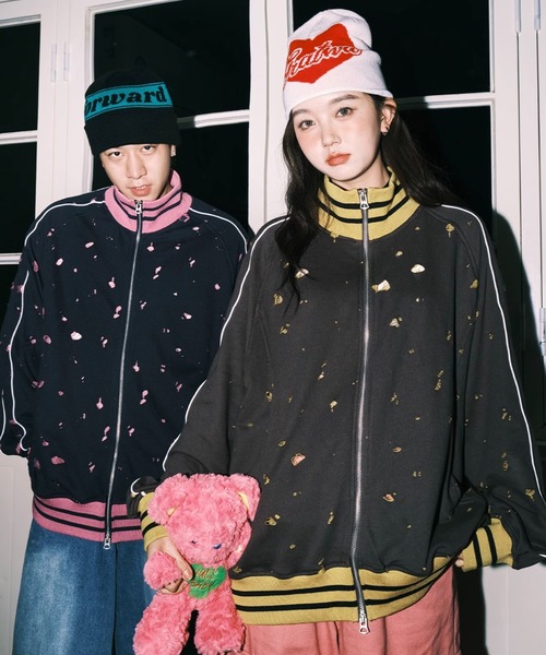 「WESTBOY」 カーディガン M ネイビー メンズ_画像7