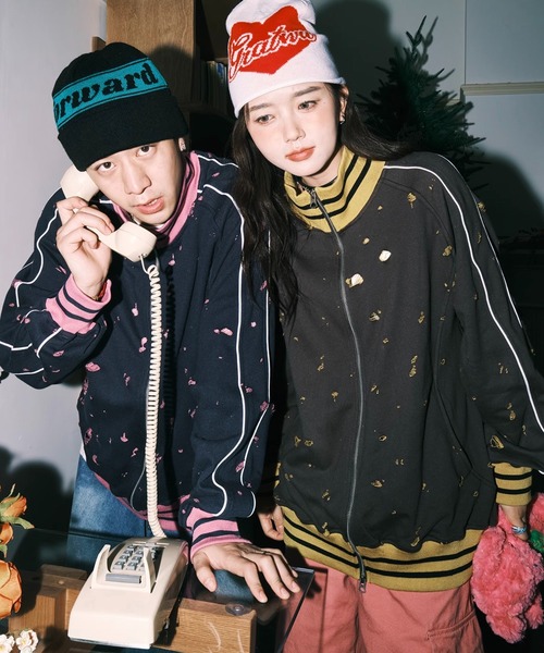 「WESTBOY」 カーディガン M ネイビー メンズ_画像8