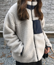 SUGAR BISKET（シュガービスケット） ブルゾン アウター ボアジップ