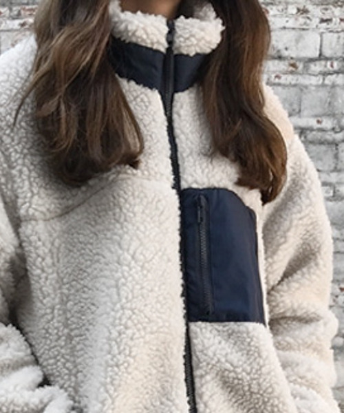 SUGAR BISKET（シュガービスケット） ブルゾン アウター ボアジップ