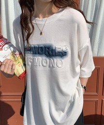 Tシャツ Tシャツ 立体ロゴスプレープリントクルーネックtシャツ Zozotown Paypayモール店 通販 Paypayモール