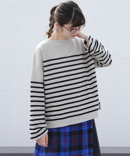 ORCIVAL（オーシバル） tシャツ Tシャツ ラッセルボーダーワイド