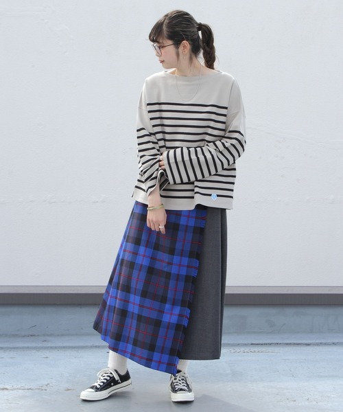 ORCIVAL（オーシバル） tシャツ Tシャツ ラッセルボーダーワイド