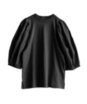 tシャツ 半袖 ドビードットジャガード ボリュ...の詳細画像1