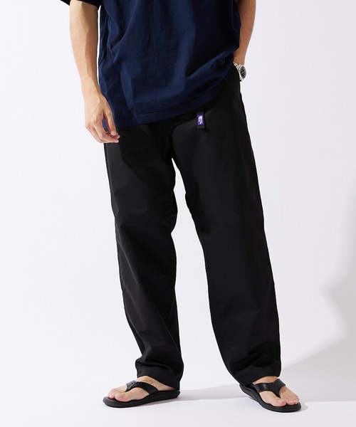 パンツ Stretch Twill Wide Tapered Pants