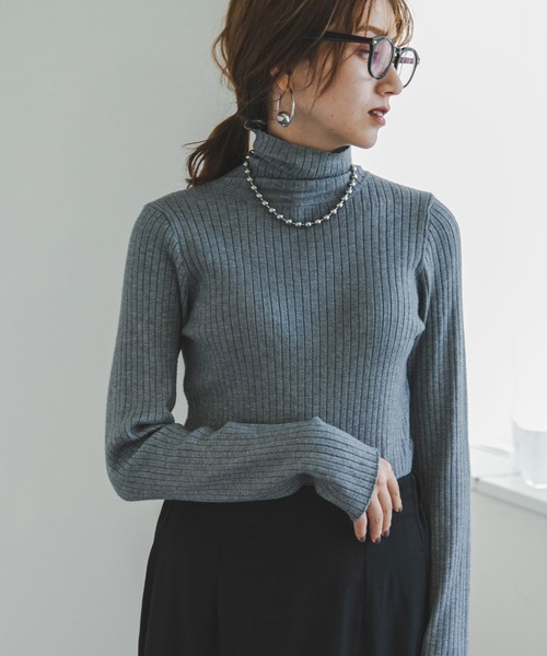 togapulla タートルニット 新品タグ付き グレー トーガプルラ 40%OFF】classic turtle knit2～ｸﾗｼｯｸﾀｰﾄﾙﾆｯﾄ2 | flower／フラワー公式通販