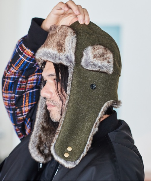 ADAM PATEK（アダムパテック） キャップ 帽子 「ADAMPATEK」fleece fur