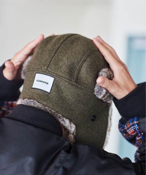 ADAM PATEK（アダムパテック） キャップ 帽子 「ADAMPATEK」fleece fur