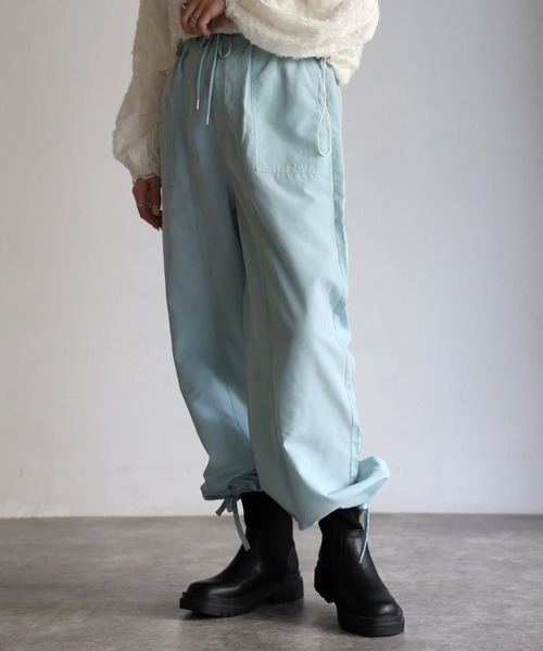 sakishimatokyo カーゴパンツ ナイロンカーゴパンツ レディース