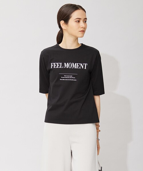 tシャツ 「洗える」 ロゴTEE カットソー レディース