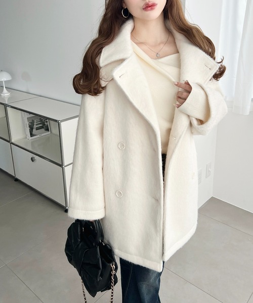 moment+ ジャケット テーラードジャケット 2WAYアレンジカラーニット