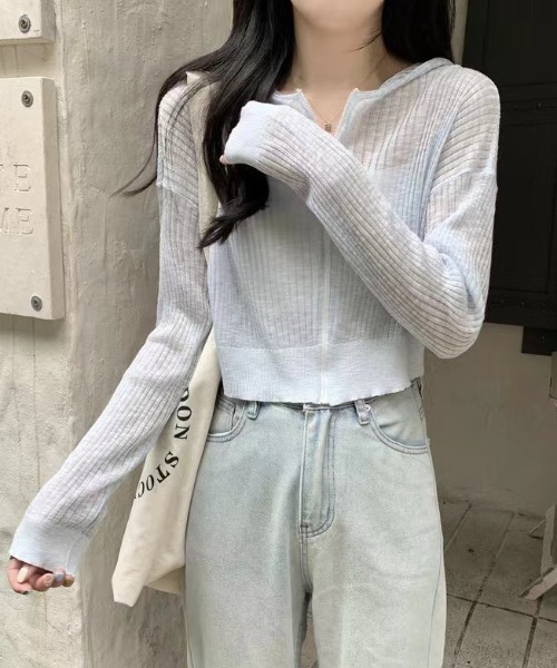 Sibra（シブラ） カーディガン 夏 UVケア・接触冷感ショート丈