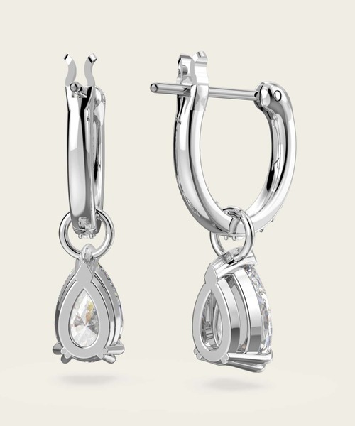 SWAROVSKI ピアス 「公式」「スワロフスキー」Stilla フープ