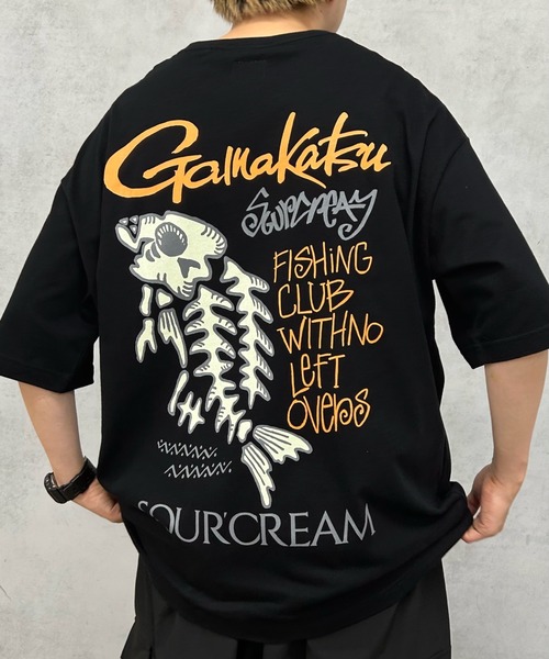Sourcream（サワークリーム） tシャツ Tシャツ 「Gamakatsu×Sourcream