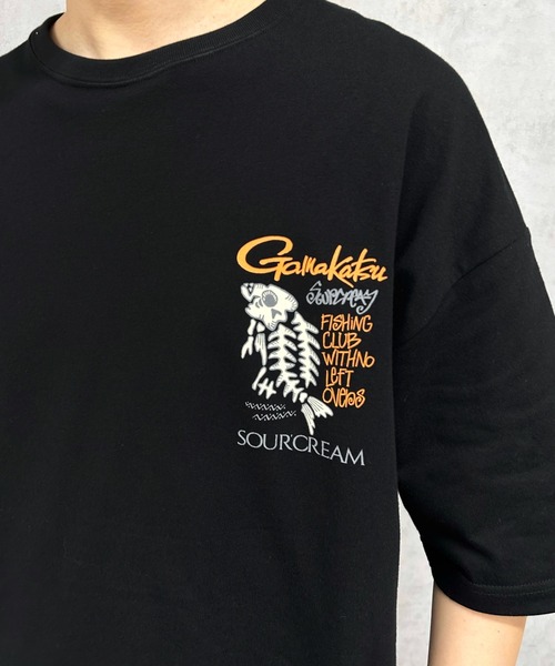 Sourcream（サワークリーム） tシャツ Tシャツ 「Gamakatsu×Sourcream