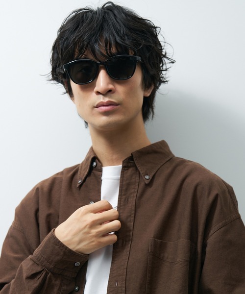 zoff  ウェリントン型サングラス セール】【Web限定】ウェリントン型 サングラス｜黒縁フレーム