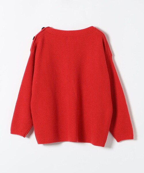 SHIPS any ニット セーター any: AQUA カシミヤ ミックス ボートネック