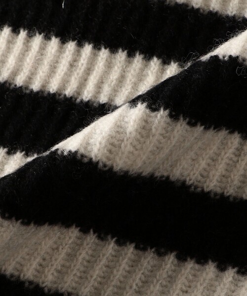 SHIPS any ニット セーター any: AQUA カシミヤ ミックス ボートネック