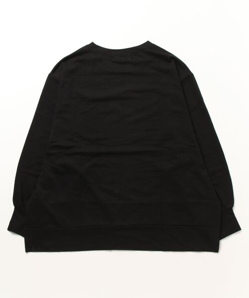 tシャツ 2-9E29 サイドスリット入り チュニック カットソー ロンT コットン「Maison select -メゾンセレクト- 」 レディース