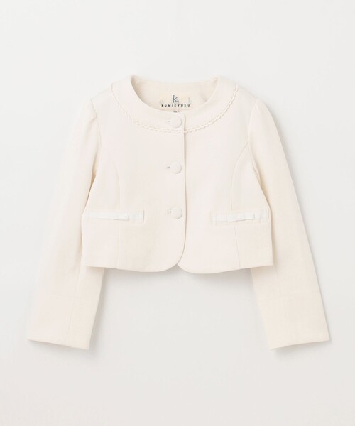 組曲（KUMIKYOKU） ノーカラージャケット アウター 「110-140cm