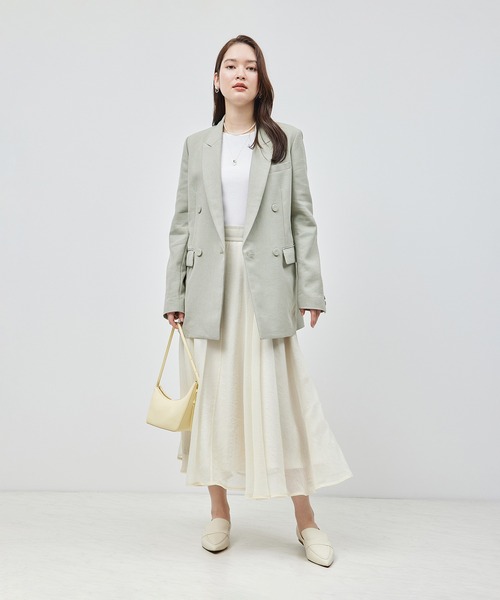 セール 70%OFF】【セットアップ対応】リネンライクジャケット