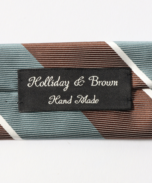 EDIFICE（エディフィス） ネクタイ 「Holliday ＆ Brown / ホリデー