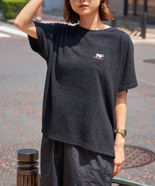 tシャツ TES COMFORTABLE PILE LOOSE T-SHIRT / レディースパイルTシャツ レディース The Endless Summer tシャツ TES COMFORTABLE PILE LOOSE T